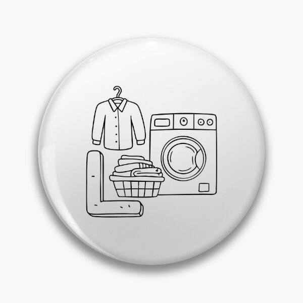 Item preview, An Illustration of Laundry beside the Letter L designed and sold by rasagamastore.