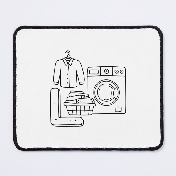 Item preview, An Illustration of Laundry beside the Letter L designed and sold by rasagamastore.