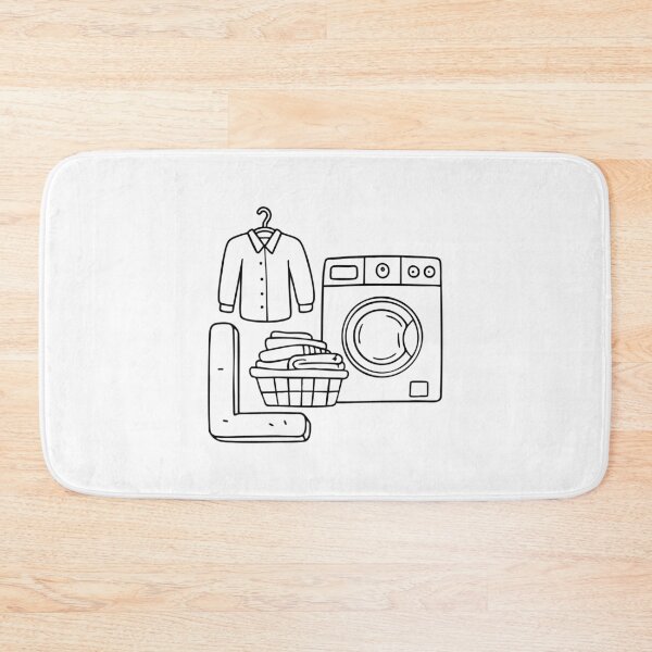 Item preview, An Illustration of Laundry beside the Letter L designed and sold by rasagamastore.