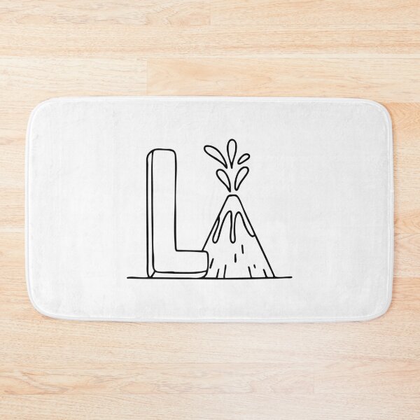 Item preview, An Illustration of Lava beside the Letter L designed and sold by rasagamastore.