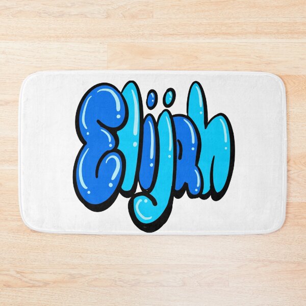 Item preview, Elijah name in blue Top 10 best personalized gifts boys and men  personalised Graffiti name Elijah designed and sold by Artonmytee.