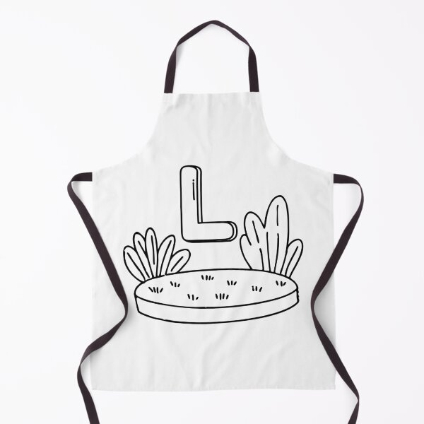 Item preview, An Illustration of a Lawn beside the Letter L designed and sold by rasagamastore.