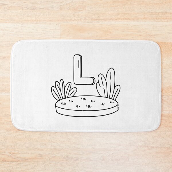 Item preview, An Illustration of a Lawn beside the Letter L designed and sold by rasagamastore.