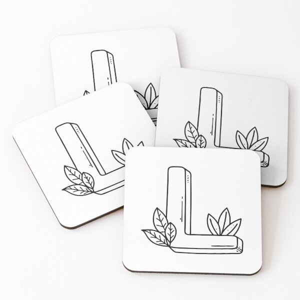 Item preview, An Illustration of a Leaf beside the Letter L designed and sold by rasagamastore.