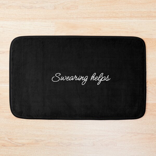 Item preview, Swearing helps (white) designed and sold by MD-Propaganda.