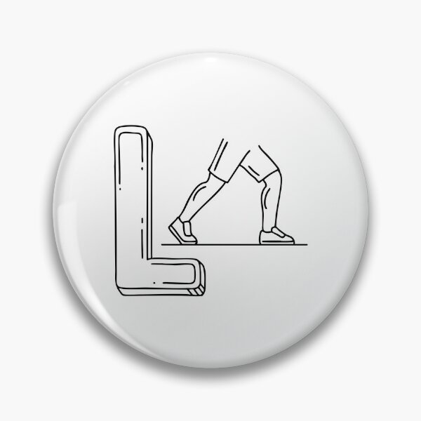 Item preview, An Illustration of a Leg beside the Letter L designed and sold by rasagamastore.