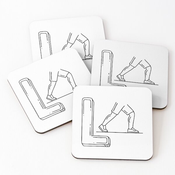 Item preview, An Illustration of a Leg beside the Letter L designed and sold by rasagamastore.