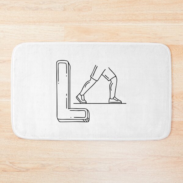 Item preview, An Illustration of a Leg beside the Letter L designed and sold by rasagamastore.