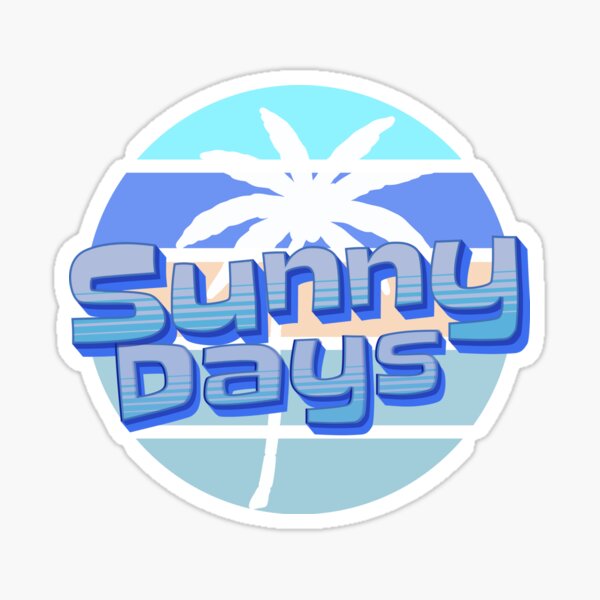 Aperçu de l'œuvre Sunny Days – Beach Retro Blues créée et vendue par Enzo Collective .