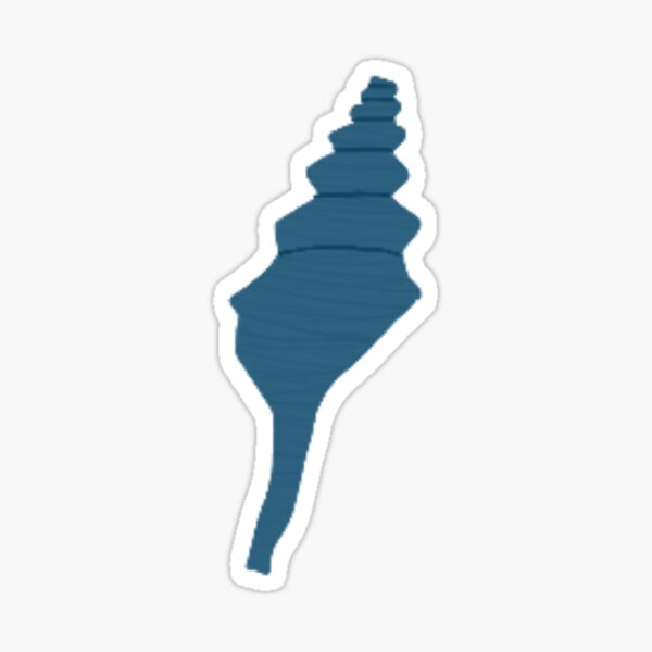 Item preview, Navy blue tiny conch shell designed and sold by Arigaetano.