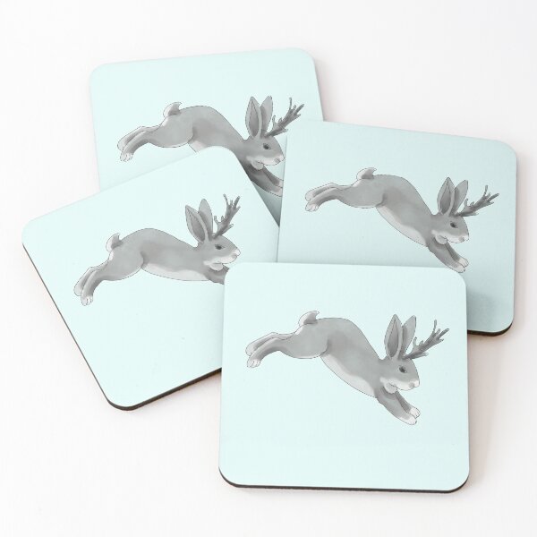 Item preview, Jumping jackalope designed and sold by Jmablesonart.