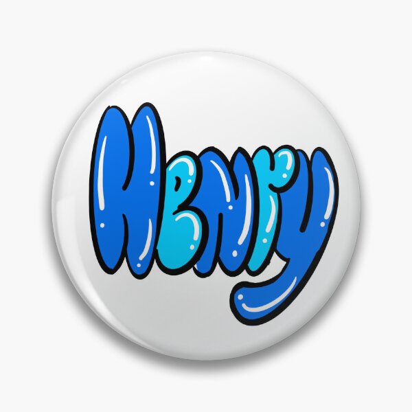 Item preview, Henry name in blue Top 10 best personalized gifts boys Henry designed and sold by Artonmytee.
