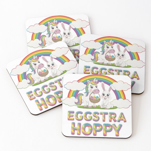 Item preview, Rainbow Easter Unicorn and Bunny designed and sold by marosz12.