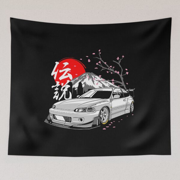 Item preview, Honda Civic VTi - Performance Car Art designed and sold by Not Hugo.