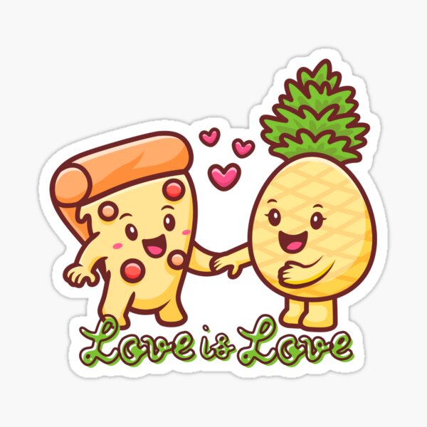 Item preview, Pineapple Pizza True Love designed and sold by Titania-PR.