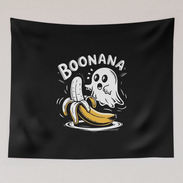 Item preview, Boonana – scary & Funny Banana Ghost designed and sold by VibeTwist.