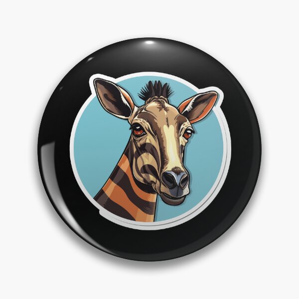Artikelvorschau, Okapi Kopf Seltenes Tiermotiv entworfen und verkauft von titanosdesign.
