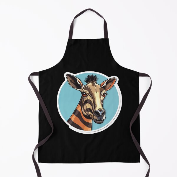 Item preview, Okapi Head Rare Animal Motif designed and sold by titanosdesign.