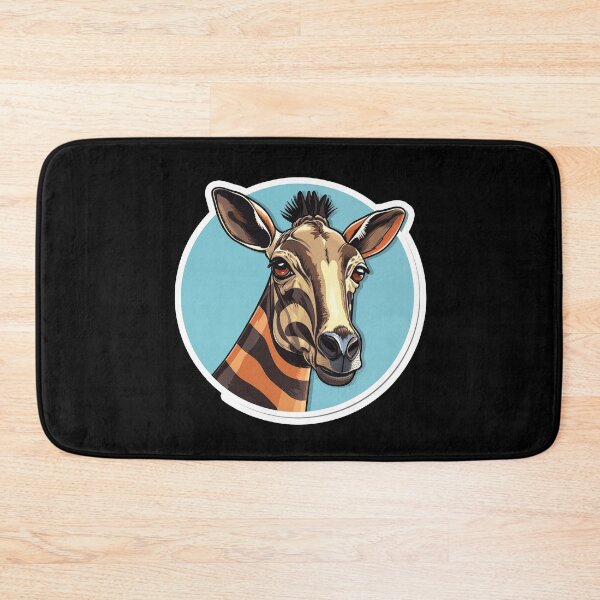 Item preview, Okapi Head Rare Animal Motif designed and sold by titanosdesign.