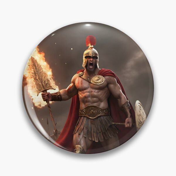 Item preview, Ancient Greek God Ares Mythological Art designed and sold by PrometheusStyle.