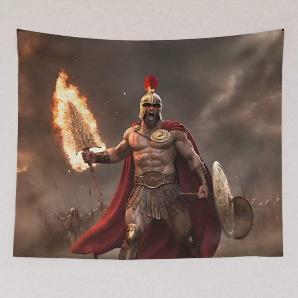 Item preview, Ancient Greek God Ares Mythological Art designed and sold by PrometheusStyle.