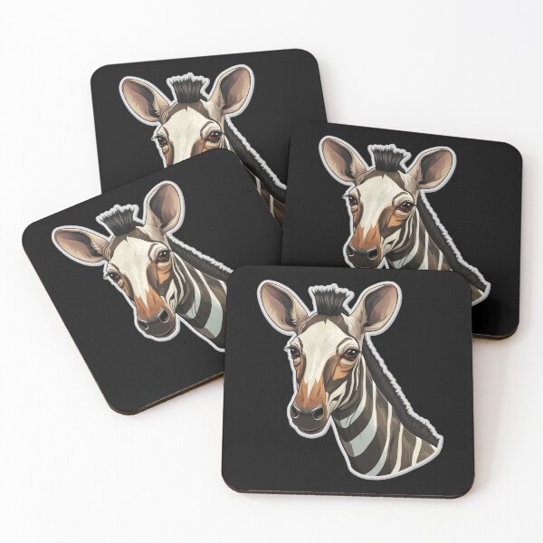 Item preview, Okapi Head Rare Animal Motif designed and sold by titanosdesign.
