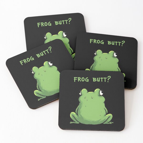 Item preview, Cute Shy Frog Butt designed and sold by Adrian Kane.