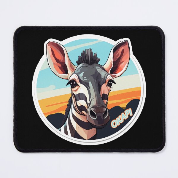Item preview, Okapi Head Rare Animal Motif designed and sold by titanosdesign.