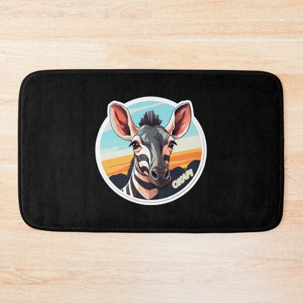 Item preview, Okapi Head Rare Animal Motif designed and sold by titanosdesign.