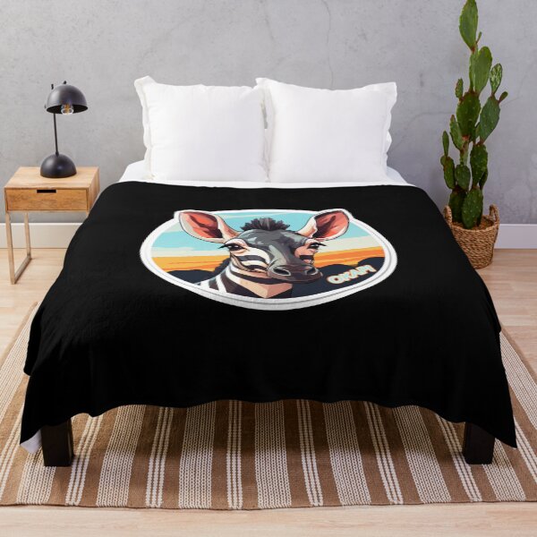 Item preview, Okapi Head Rare Animal Motif designed and sold by titanosdesign.