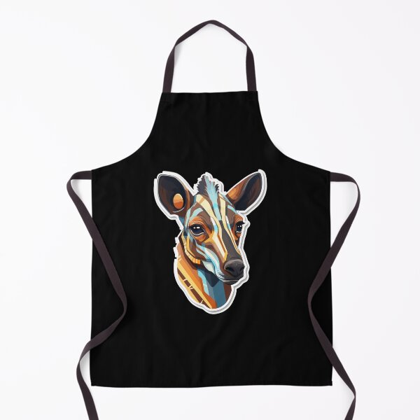 Item preview, Okapi Head Rare Animal Motif designed and sold by titanosdesign.