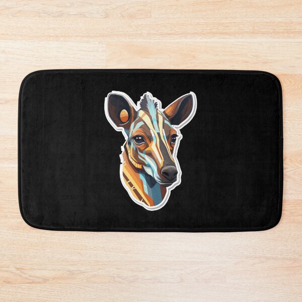Item preview, Okapi Head Rare Animal Motif designed and sold by titanosdesign.