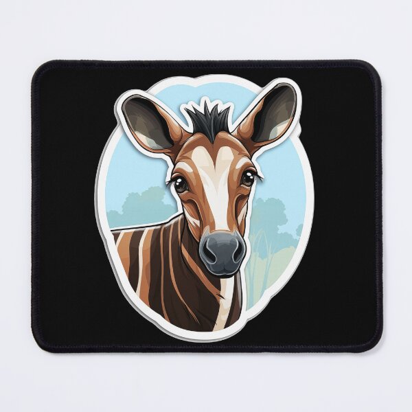 Item preview, Okapi Head Rare Animal Motif designed and sold by titanosdesign.
