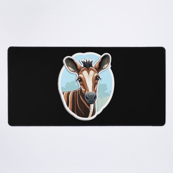 Item preview, Okapi Head Rare Animal Motif designed and sold by titanosdesign.