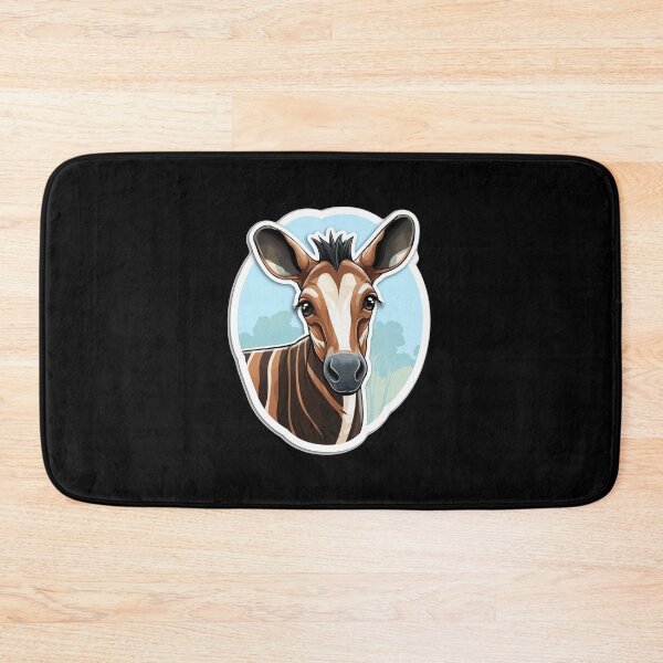 Item preview, Okapi Head Rare Animal Motif designed and sold by titanosdesign.