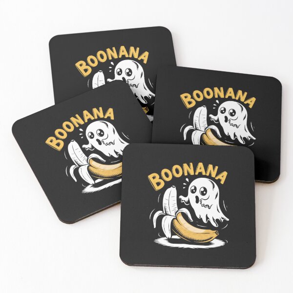 Item preview, Boonana – scary Funny Banana Ghost designed and sold by VibeTwist.