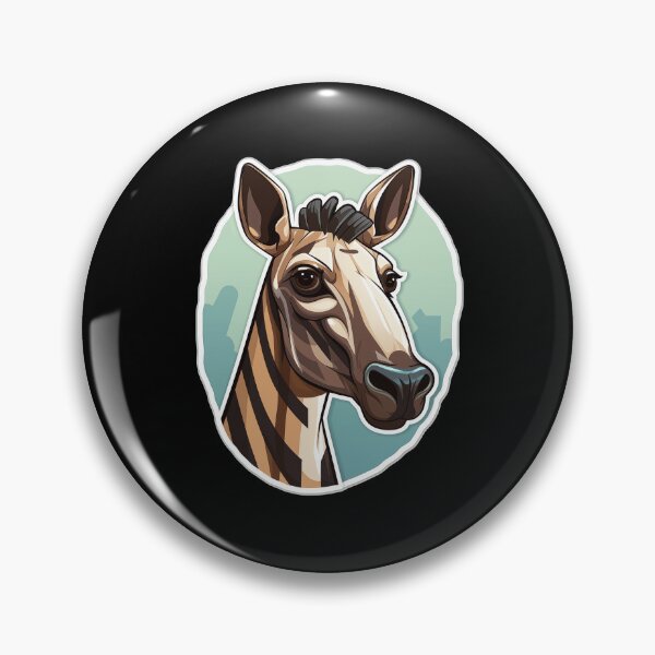 Item preview, Okapi Head Rare Animal Motif designed and sold by titanosdesign.
