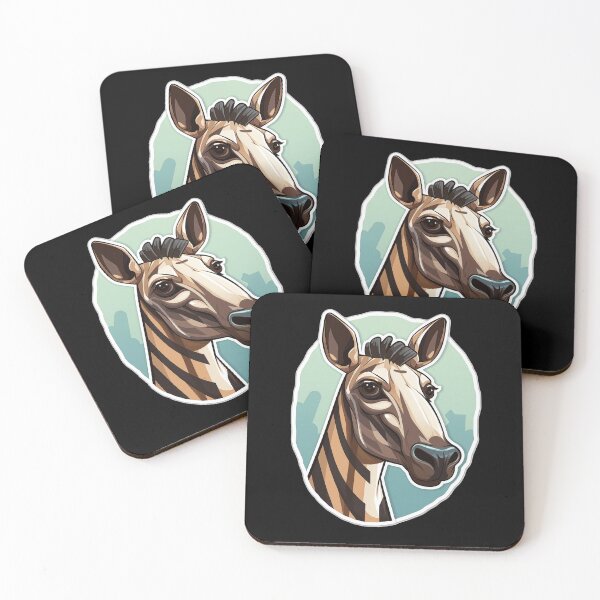 Item preview, Okapi Head Rare Animal Motif designed and sold by titanosdesign.