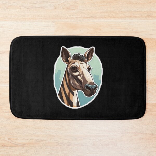 Item preview, Okapi Head Rare Animal Motif designed and sold by titanosdesign.