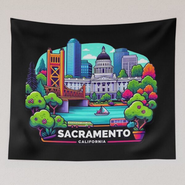 Artikelvorschau, Sacramento, Kalifornien, USA entworfen und verkauft von Myra365Art.