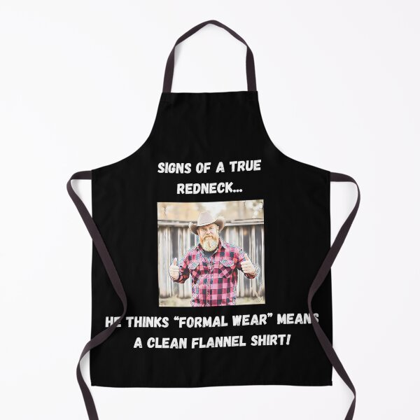 Item preview, Signs of a True Redneck: Formal Wear! White Text designed and sold by LaughGraphics - Fun Graphics, Serious Laughs!.