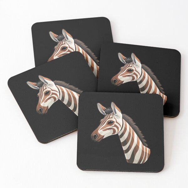 Item preview, Okapi Head Rare Animal Motif designed and sold by titanosdesign.