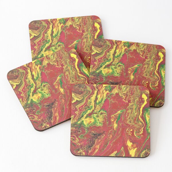 Item preview, Keep A Knockin 1 Red Yellow Fluid Abstract designed and sold by Doug  Siegel.