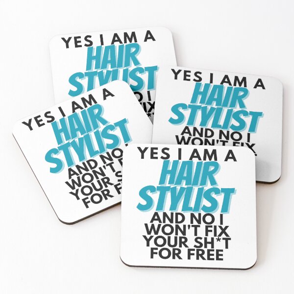 Item preview, YES I AM A HAIRSTYLIST designed and sold by HumorMeMaybe.
