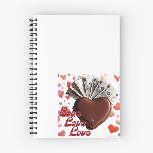 Item preview, Love and money - heart wallet with cash designed and sold by W-McSapa.