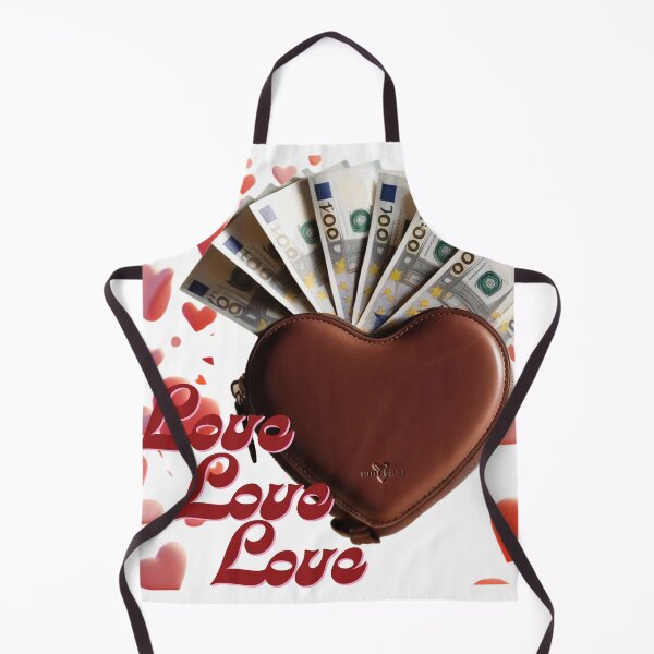 Item preview, Love and money - heart wallet with cash designed and sold by W-McSapa.