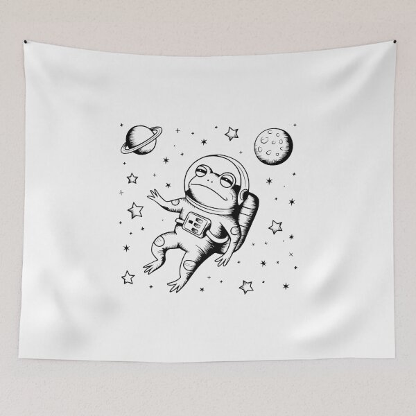 Item preview, Space Astronaut Frog designed and sold by Adrian Kane.
