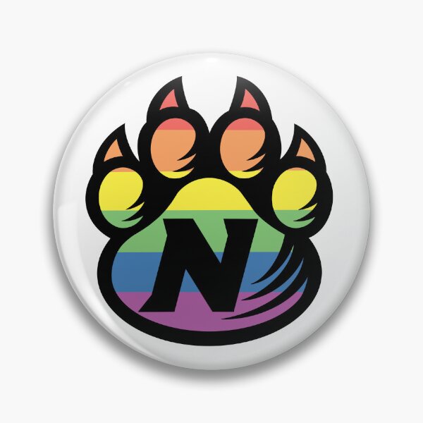 Item preview, NW Bearcat Paw - Pastel Pride designed and sold by KayPolak Studios.