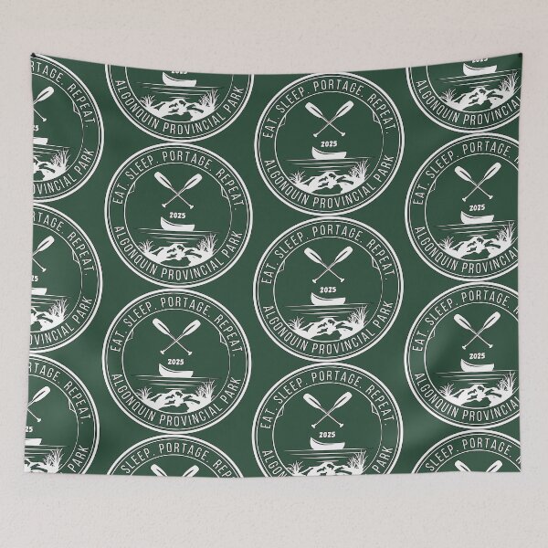 Item preview, Algonquin Eat Sleep Portage Repeat White  designed and sold by CCCola15.