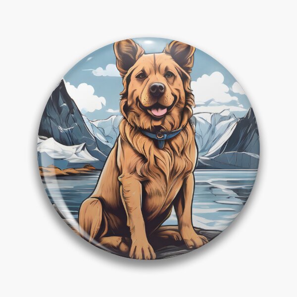 Item preview, dog in norwegian lofoten designed and sold by Karaz's Animal Kingdom.